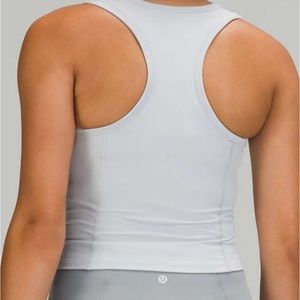 Lululemon Nulux Racerback Cropped Run Tank Top Starlight